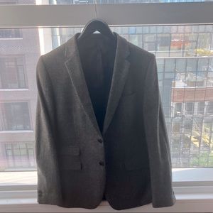 Grey Herringbone Sports Coat